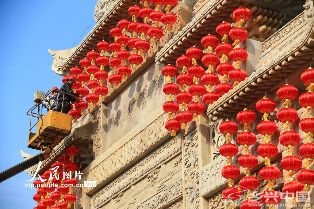 山东即墨： 挂灯笼 迎新年【4】