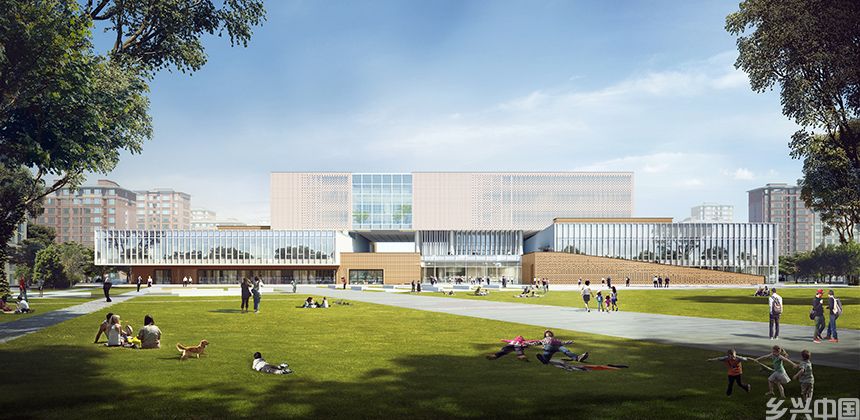 碳中和广场效果图。中国电建供图