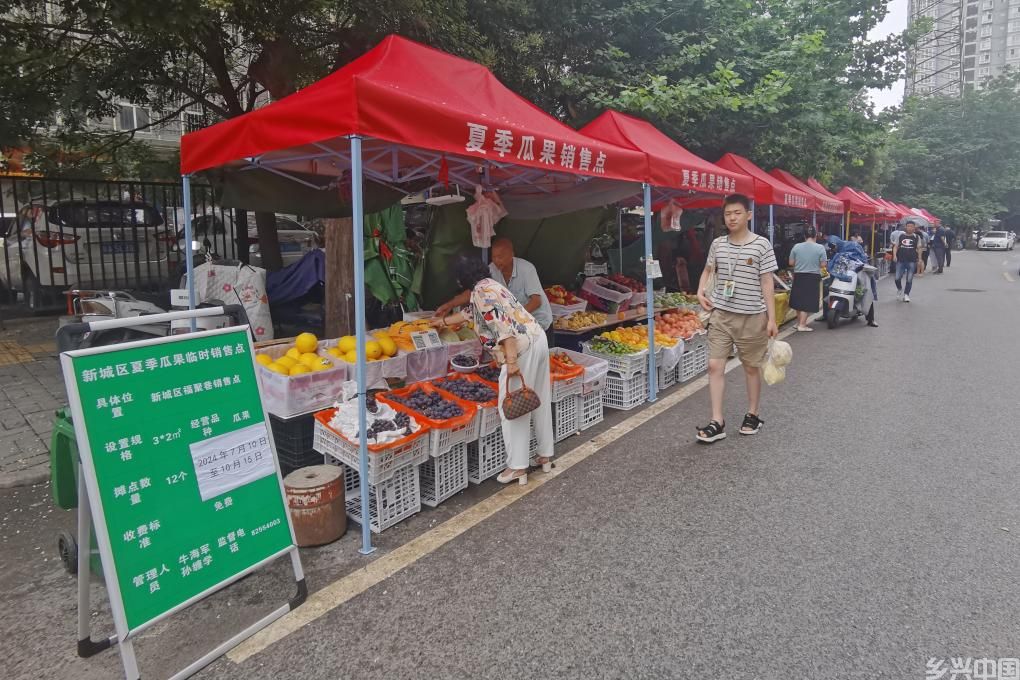 瓜果摊上感受“民生温度”(图2)