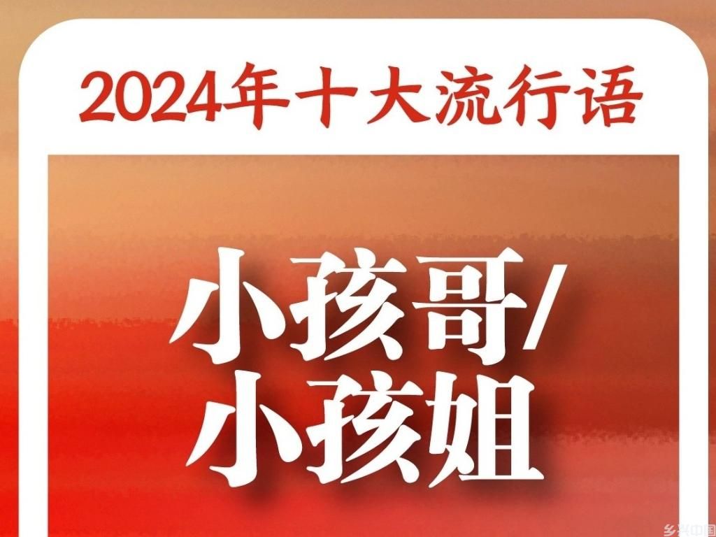 《咬文嚼字》“2024年十大流行语”：“未来产业”“松弛感”“小孩哥/小孩姐”入选(图5)