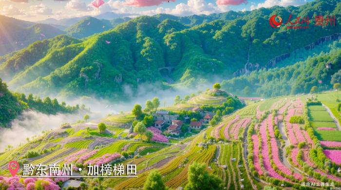 加榜梯田。