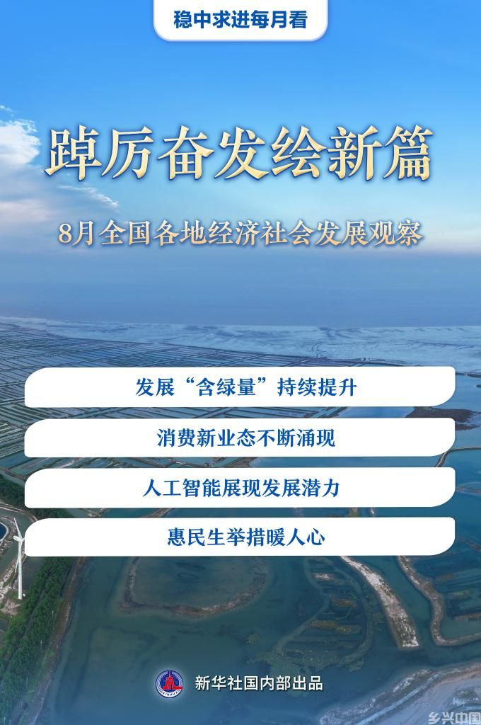 踔厉奋发绘新篇——8月全国各地经济社会发展观察(图1)