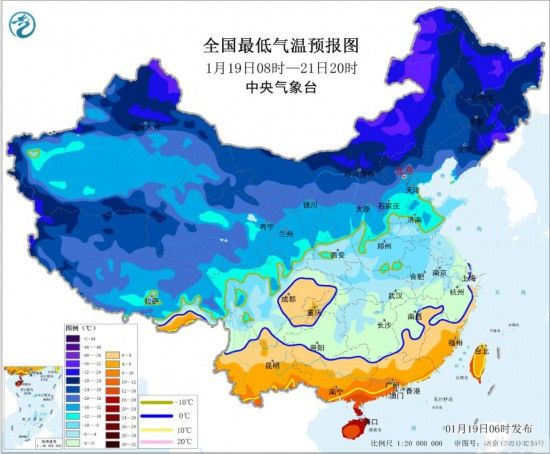 寒潮继续影响我国中东部地区 鄂豫皖湘黔等地有雨雪冰冻天气(图2)