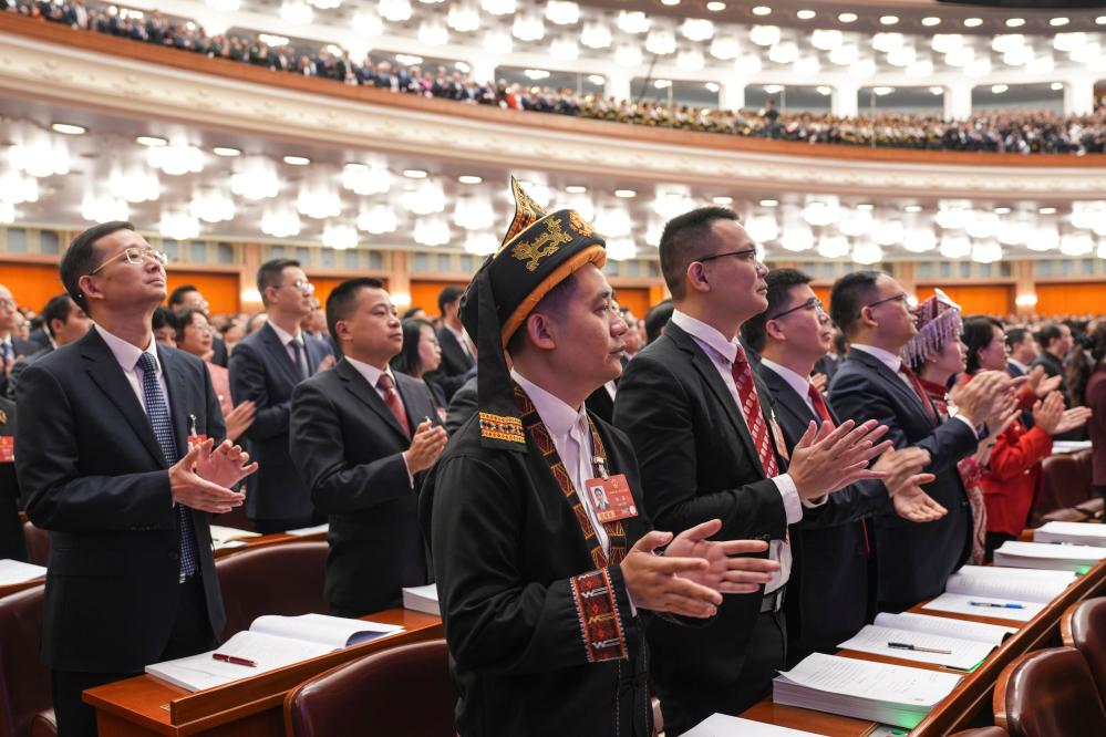 十四届全国人大四次会议开幕会在京举行(图1)