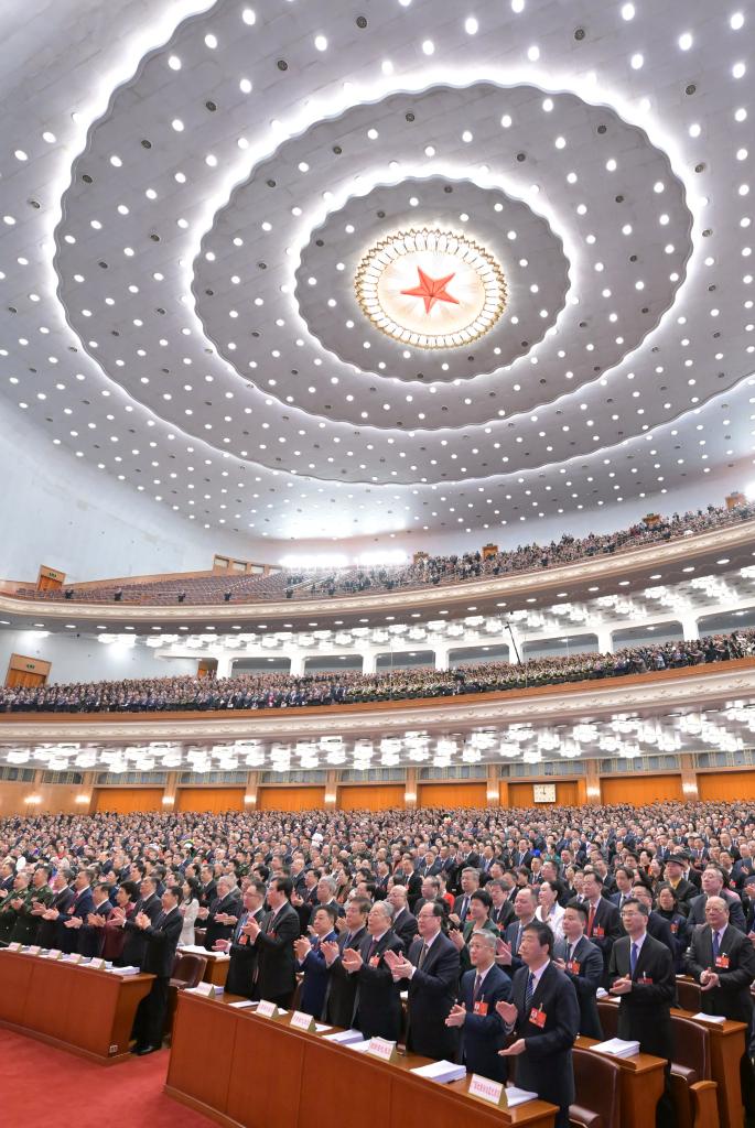 十四届全国人大四次会议开幕会在京举行(图2)